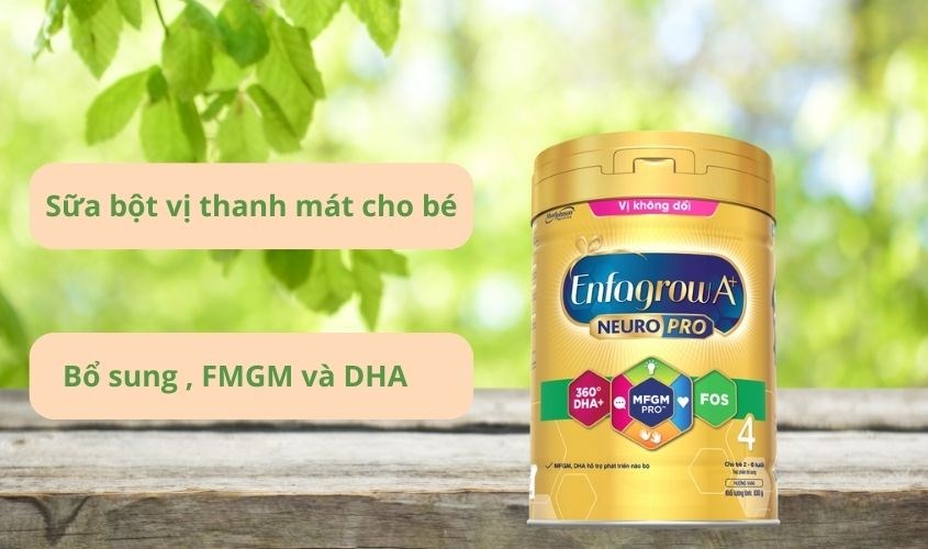 Sữa bột Enfagrow A+ Neuropro số 4 vị không đổi 830g (2 - 6 tuổi)