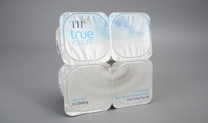 Lốc 4 hộp sữa chua có đường TH true YOGURT 100g (từ 1 tuổi)