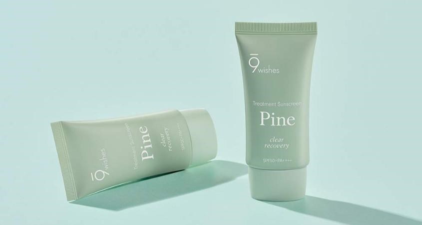 em chống nắng thanh lọc và phục hồi da 9 Wishes Pine SPF 50+ PA++++ 50 ml  em chống nắng thanh lọc và phục hồi da 9 Wishes Pine SPF 50+ PA++++ 50 ml