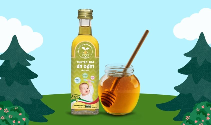 Dầu oliu Thuyền Xưa ăn dặm cho bé chai 65 ml (từ 6 tháng) Dầu oliu Thuyền Xưa ăn dặm cho bé chai 65 ml (từ 6 tháng)