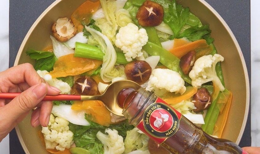 Làm các món xào nấu với dầu hào