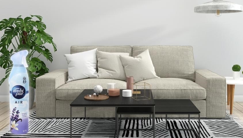 Xịt phòng Ambi Pur hương vani và hoa oải hương 275g