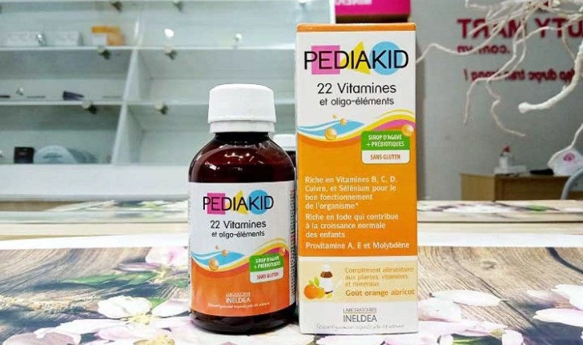 Siro Pediakid 22 Vitamines dùng được cho trẻ từ 6 tháng tuổi trở lên