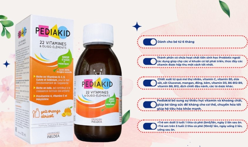 Cách uống Pediakid 22 Vitamin: Hướng dẫn chi tiết và hiệu quả