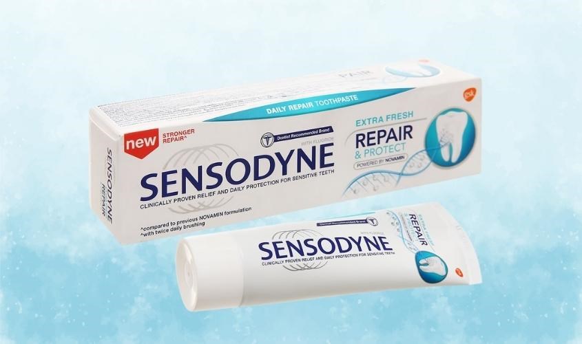 Kem đánh răng Sensodyne Repair & Protect Extra Fresh