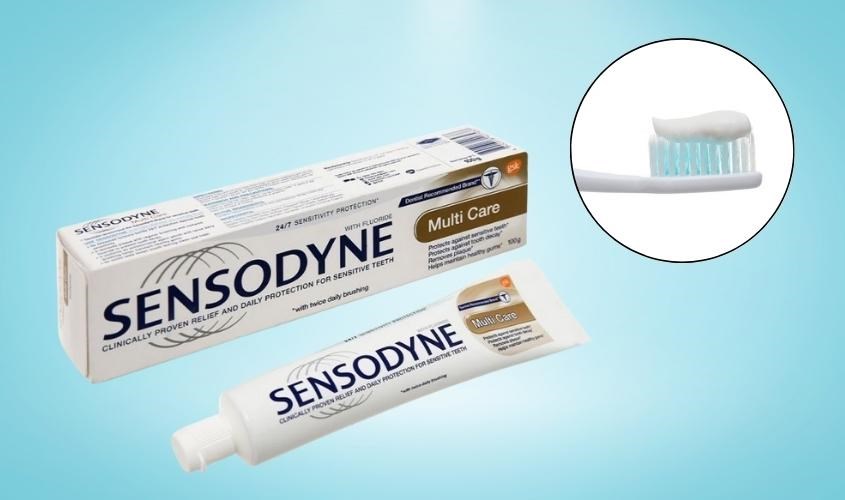 Kem đánh răng Sensodyne Multi Care hương bạc hà 100g