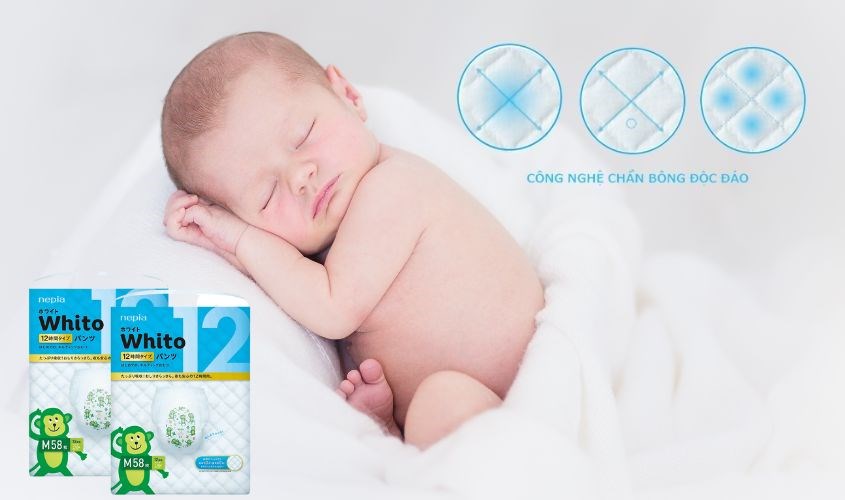 Thành phần của tã từ vải không dệt được sản xuất với công nghệ cao 