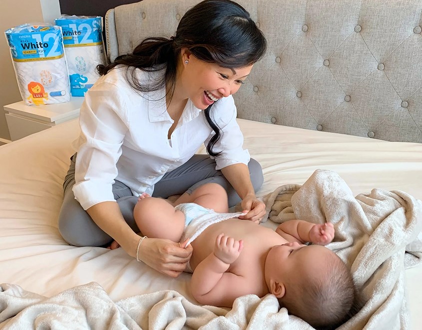 Tã Whito được dùng công nghệ chần bông để sản xuất với chất lượng cao