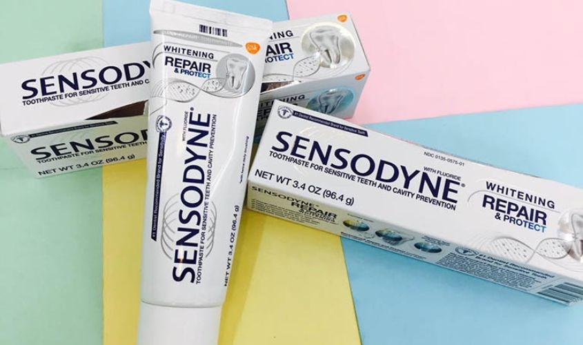 Đặc điểm kem đánh răng Sensodyne thật
