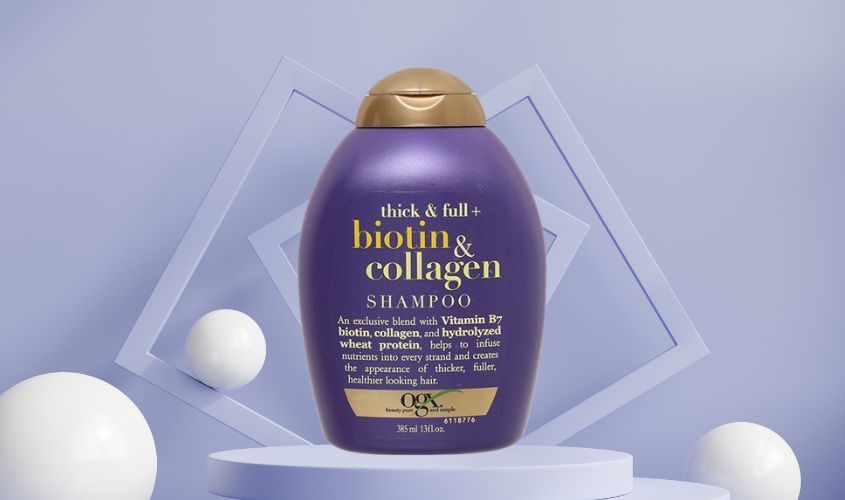 Dầu gội OGX Thick Full Biotin Collagen 385ml
