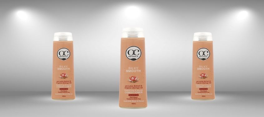 Dùng thêm Dầu xả OC Naturals Silky Smooth dưỡng tóc mềm mượt 400 ml