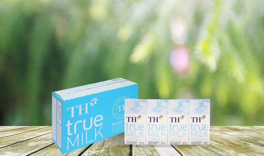 Thùng 48 hộp sữa tươi TH true MILK không đường 180 ml (từ 1 tuổi)