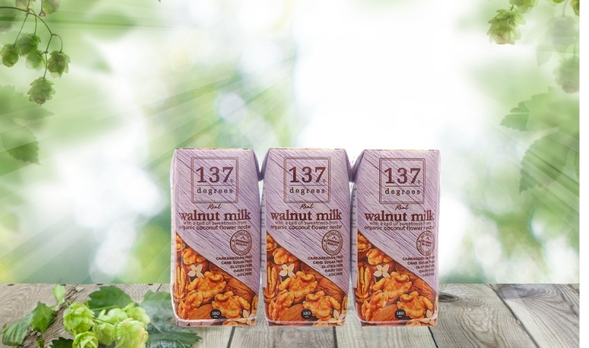 Lốc 3 hộp sữa hạt óc chó truyền thống 137 Degrees 180 ml (từ 1 tuổi)