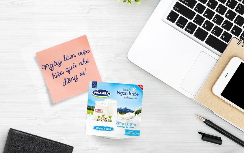 Sữa chua là bữa xế hấp dẫn cho dân văn phòng