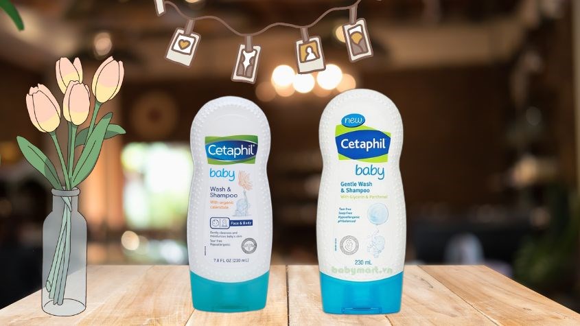 Sữa tắm Cetaphil chứa thành phần an toàn và nhẹ dịu cho làn da bé