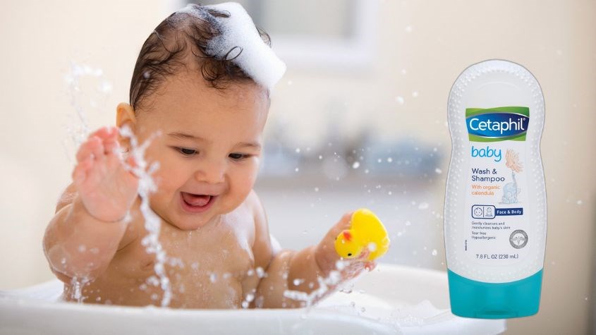 Sữa tắm tích hợp hai chức năng tắm và gội cho bé Cetaphil Baby Gentle Wash & Shampoo