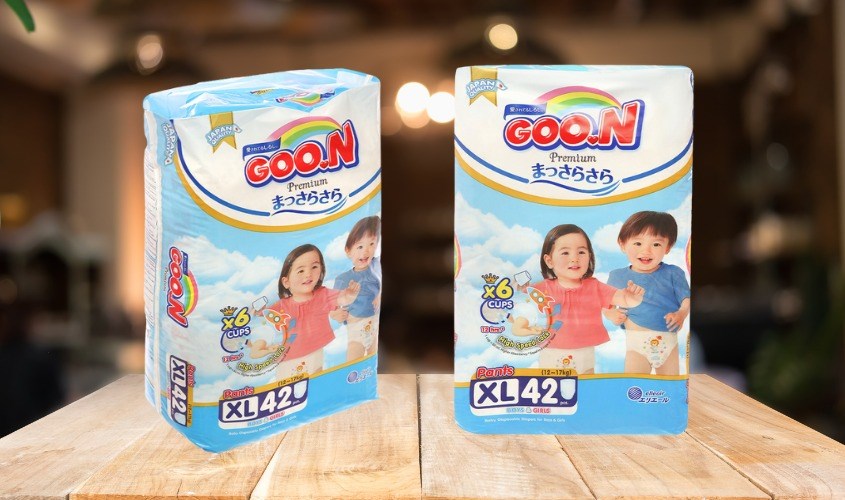 Tã quần GOO.N Premium size XL 42 miếng (12 - 17 kg)