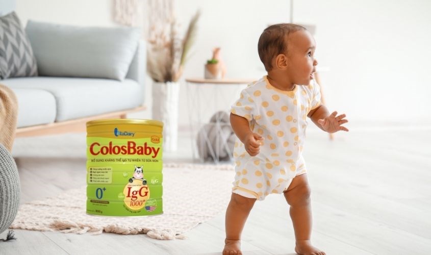 Sữa bột ColosBaby Gold 0+ hương vani 800g (0 - 12 tháng) cung cấp nhiều canxi cho bé