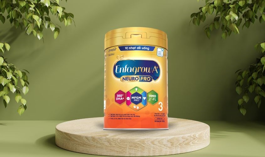 Sữa bột Enfagrow A+ Neuropro số 3 vị nhạt dễ uống 830g (1 - 3 tuổi)