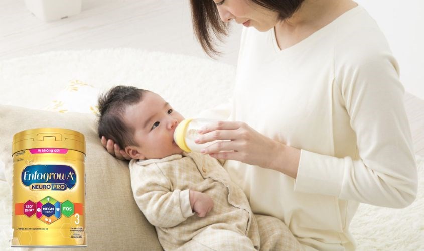 Sữa Enfagrow A+3 giúp hệ tiêu hóa khỏe mạnh, hấp thu tốt và tăng cân hiệu quả