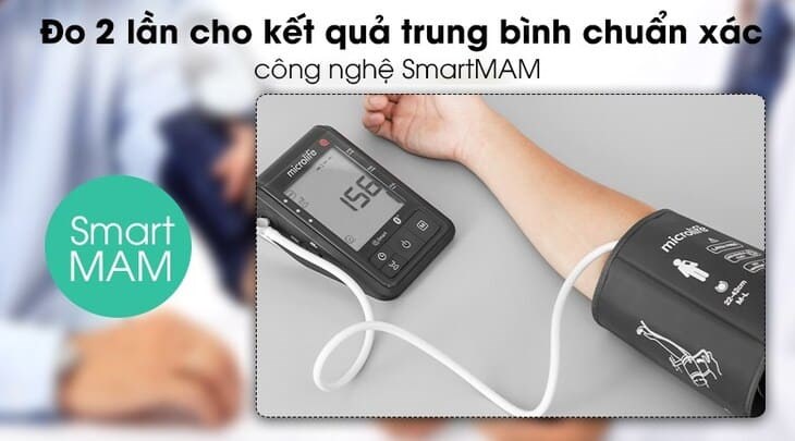 Công nghệ MAM sẽ tự động đo 2 lần để cho ra kết quả trung bình