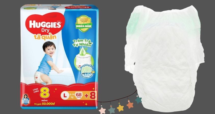 Tã quần Bobby size XL 62 miếng (12 - 17 kg)