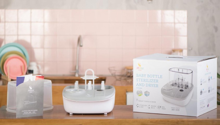 Máy tiệt trùng và hâm bình sữa Moaz BéBé MB-005