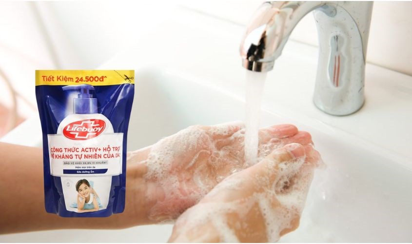 Sữa rửa tay Lifebuoy hương dịu nhẹ 392 ml