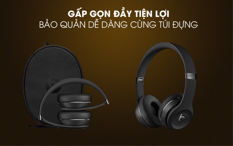 Tai nghe có thể gấp gọn vô cùng tiện lợi