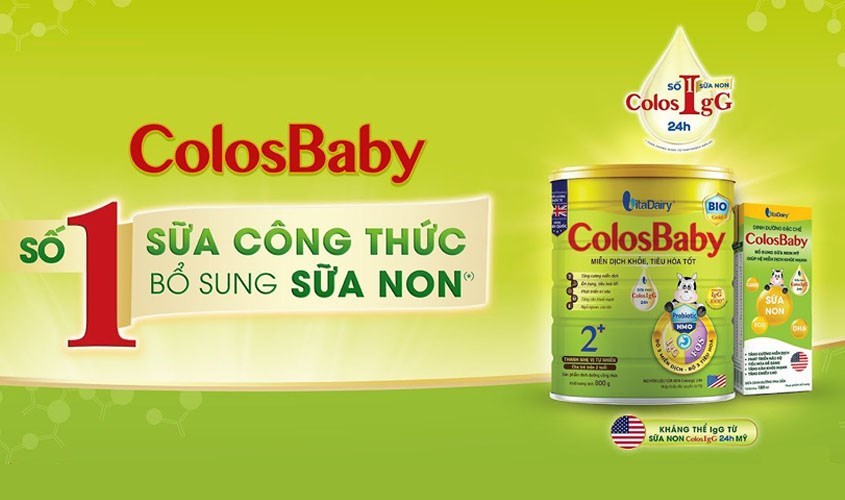 Sữa bột ColosBaby IQ Gold 2+ hương vani 800g (trên 2 tuổi)
