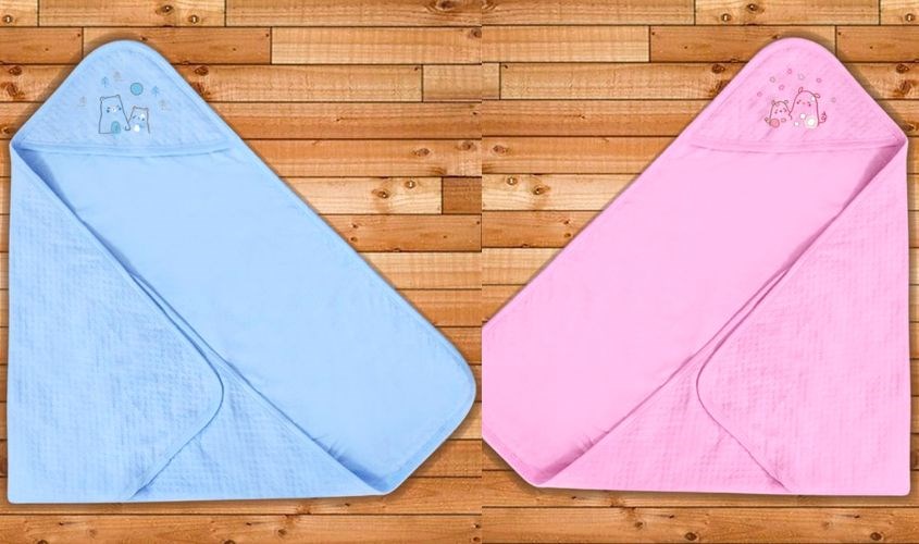 Khăn quấn sơ sinh cotton BabyMommy KQN02 - Màu ngẫu nhiên