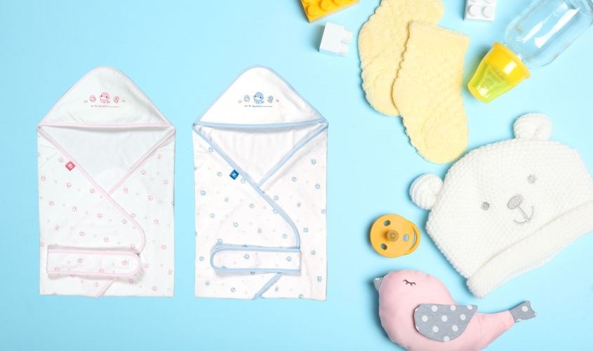 Khăn choàng cotton KuKu KU2144 75x75 cm - Màu ngẫu nhiên