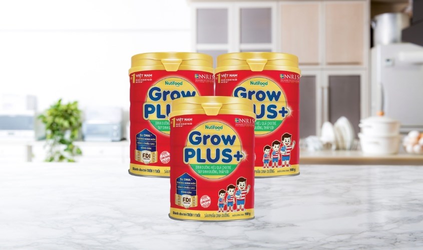 Sữa Grow Plus đỏ cho trẻ từ 1 tuổi trở lên