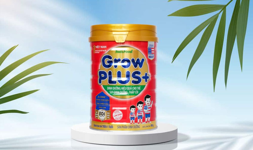 Sữa bột Nutifood GrowPLUS+ 900g (trên 1 tuổi)