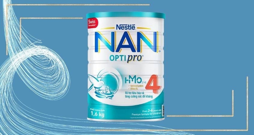 Sữa bột NAN Optipro số 4 1.6 kg (2 - 6 tuổi)