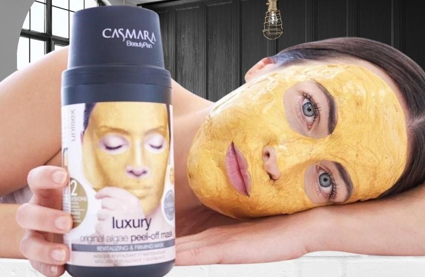 Mặt nạ chứa vàng 24k, khoáng chất và rong biển giúp da thu nhỏ lỗ chân lông, phục hồi làn da