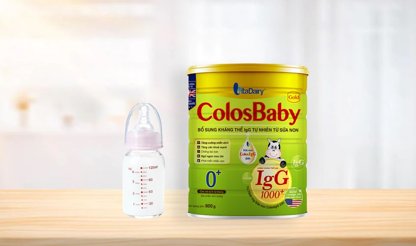 Sữa bột ColosBaby Gold 0+ hương vani 800g (0 - 12 tháng) 