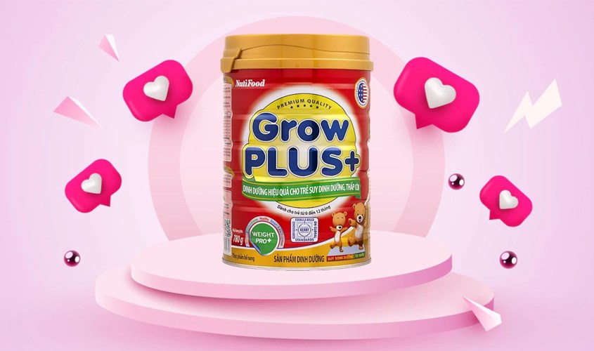 Sữa Grow Plus đỏ cho trẻ dưới 1 tuổi