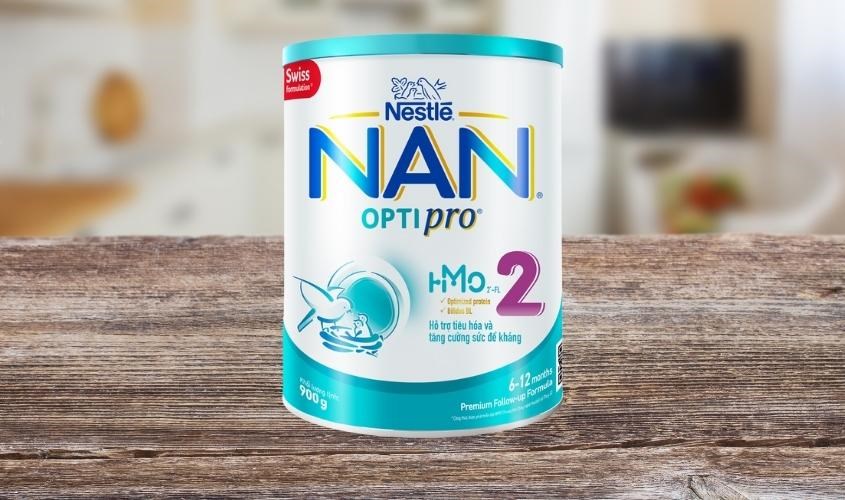 Sữa bột NAN Optipro số 2 900g (6 - 12 tháng)