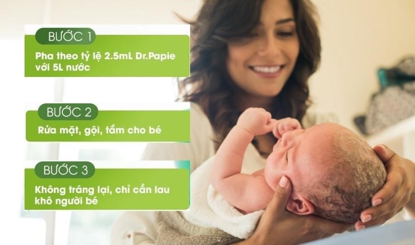 Hướng dẫn sử dụng sản phẩm sữa tắm Dr Papie đúng cách