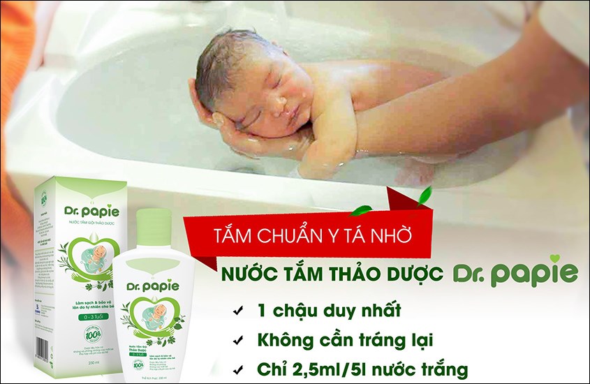 Nước tắm đậm đặc, không cần tráng lại với nước