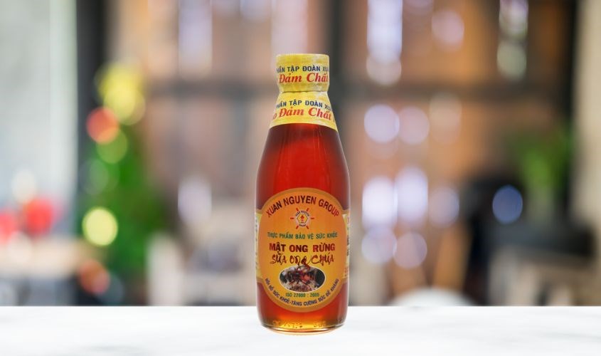 Mật ong rừng nguyên chất pha sữa ong chúa Xuân Nguyên 200 ml