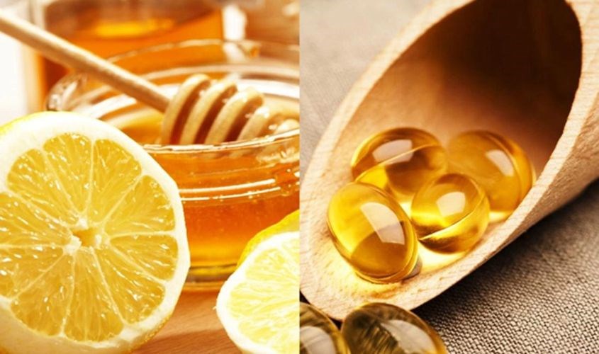 Mặt nạ vitamin E, mật ong và chanh có tác dụng làm sạch, kháng viêm hiệu quả