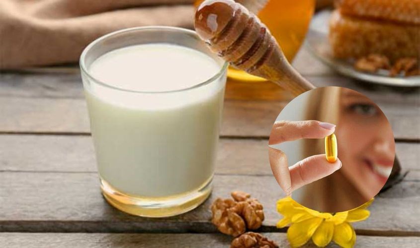 Mặt nạ vitamin E, mật ong và sữa tươi