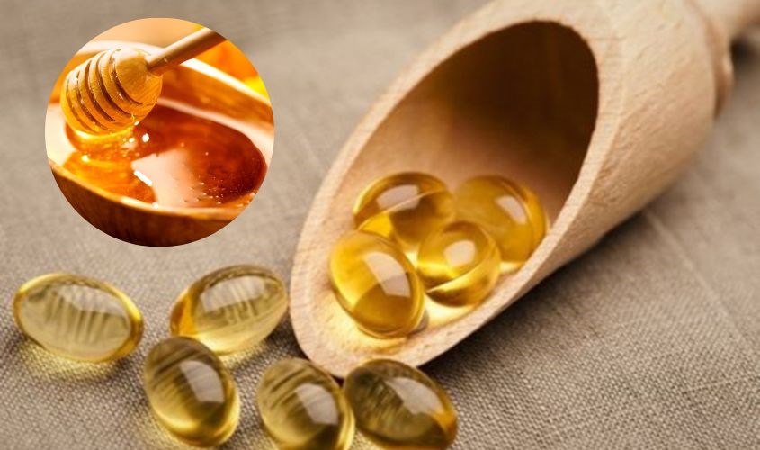 Mặt nạ vitamin E và mật ong nguyên chất