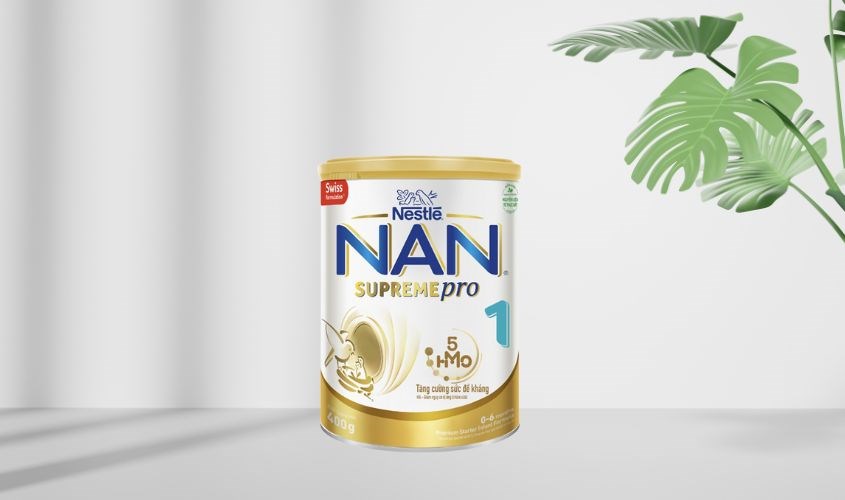 NAN Supremepro Milchpulver Nr. 1 400 g (0 - 6 Monate) für Kinder mit Kuhmilcheiweißallergie