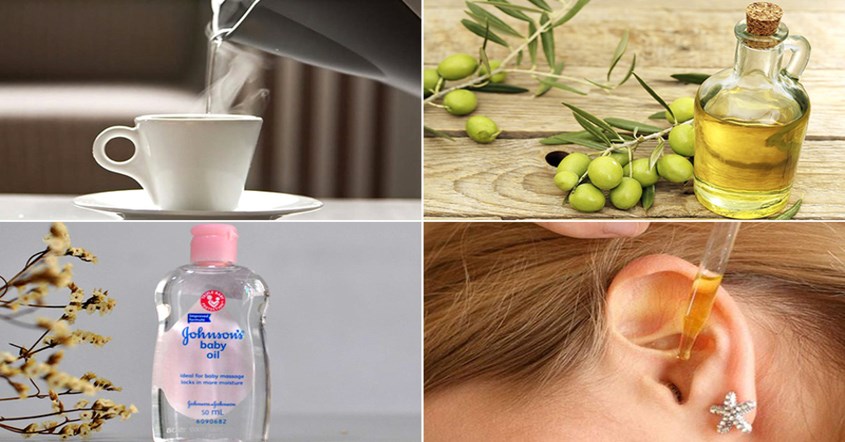 Dùng nước ấm hoặc dầu olive nhỏ từ từ vào tai cho côn trùng chui ra.