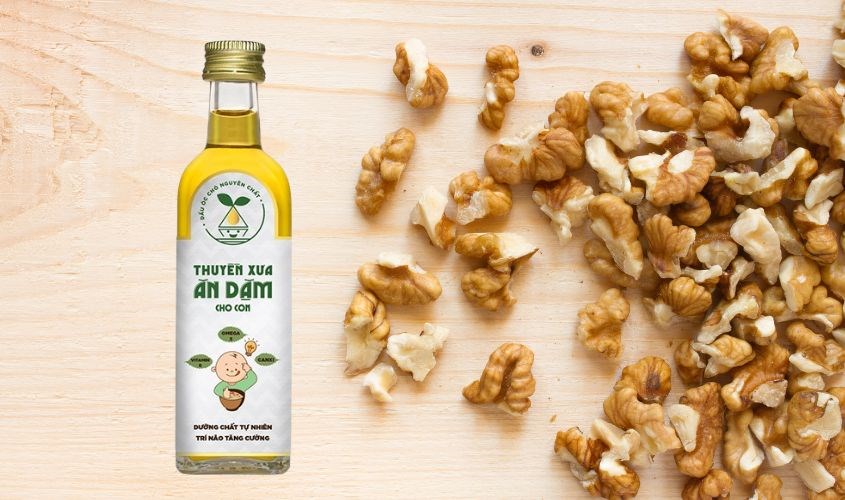 Dầu óc chó Thuyền Xưa ăn dặm cho bé chai 65 ml