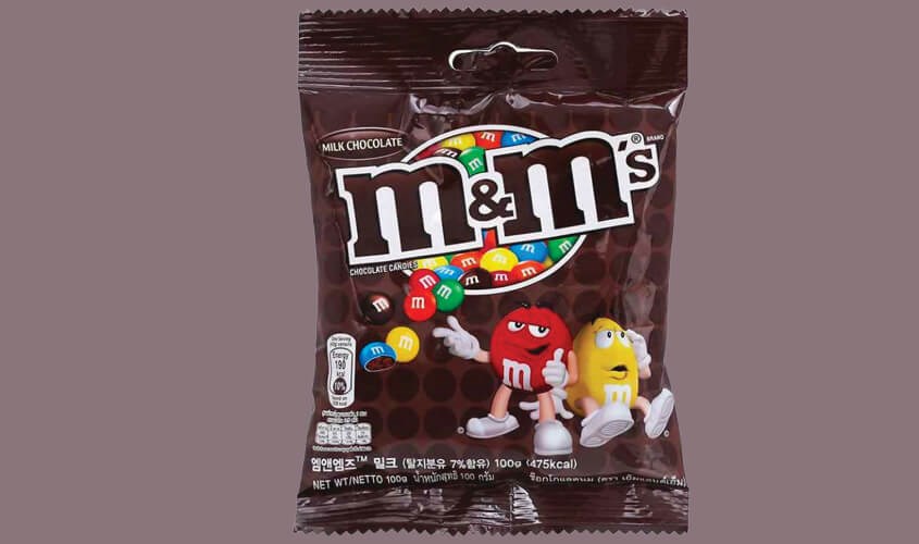 Kẹo socola sữa M&M's hương sữa gói 100g