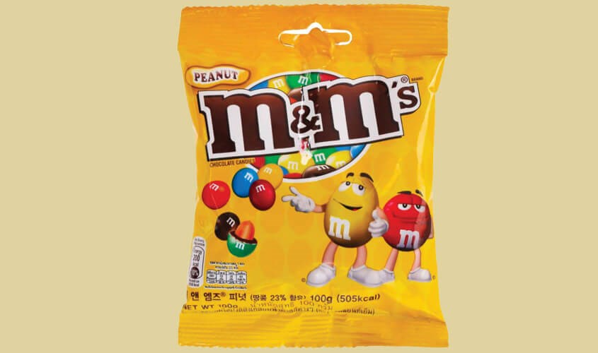 Kẹo socola M&M's nhân đậu phộng gói 100g